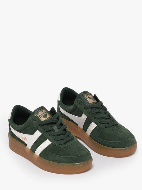 Sneakers Grandslam Uit Leder Gola Groen women CLA589 ander zicht 1